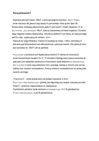 Potencjał komórek P - omówienie