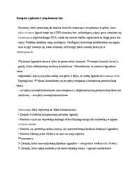 Receptory jądrowe i cytoplazmatyczne Hormony - omówienie