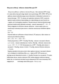 Siła sprawcza filtracji - omówienie