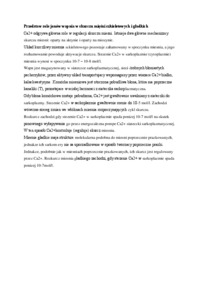 role jonów wapnia w skurczu mięśni szkieletowych i gładkich - omówienie