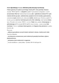 Punkt odpowiadający kwasicy oddechowej - omówienie