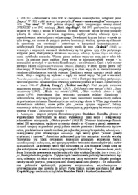 milosz-tworczosc-opracowanie