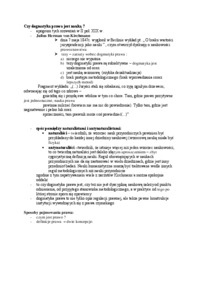 Dogmatyka prawa jako nauka - wykład