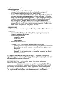 Klasyfikacja nauk prawnych - wykład