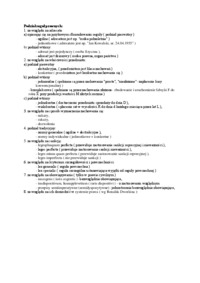 Podział reguł prawnych - wykład