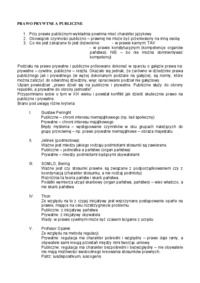 Prawo publiczne a prywatne - wykład