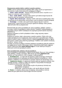 Nieograniczone potrzeby ludzkie i rzadkość czynników produkcji, proces gospodarowania - wykład