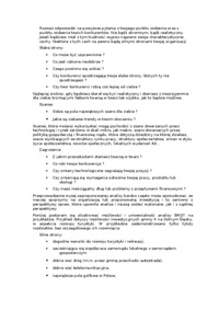 analiza Swot  - Zarządzanie