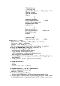 Wykład - Higiena wieku rozwojowego