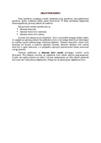 Urazy porodowe - wykład