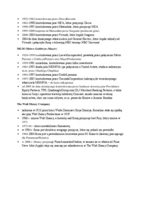 Historia wytwórni filmowych - wykład