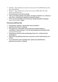 Reakcja branży medialno-rozrywkowej na pojawienie się Internetu - wykład