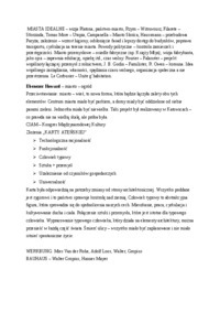 Miasto w ujęciu socjologicznym - wykład