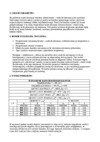 równowagi w układzie trójskładnikowym - ćwiczenie