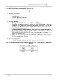 Przewodność - sprawozdanie 