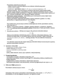 Sprawozdanie z przewodności - omówienie