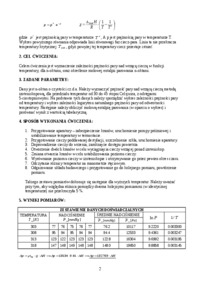 wyznaczanie ciepła parowania - labolatorium