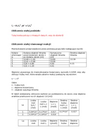 Sprawozdanie z doświadczenia 2