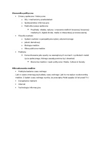 Ekonomika polityczna-opracowanie