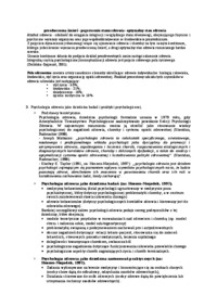 Elementy psychologii zdrowia-wstęp