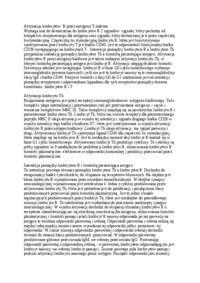 Różnorodność receptorów dla antygenów-opracowanie