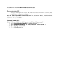 nowa-ekonomia-instytucjonalna-opracowanie