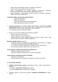 Teoria agencji-opracowanie