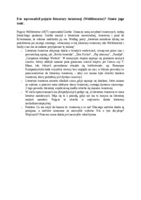 kto-wprowadzil-pojecie-literatury-swiatowej-opracowanie