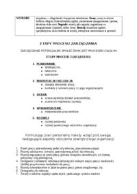 Elementy systemu personalnego organizacji-opracowanie