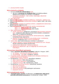 Osobowość a procesy kontroli i samoregulacji-opracowanie