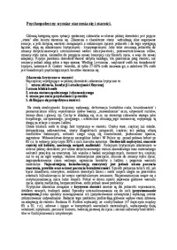 Psychospołeczny wymiar starzenia się i starości-opracowanie