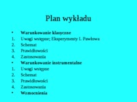 uczenie-sie-jako-wytwarzanie-odruchow-warunkowych-opracowanie