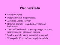 Wydobywanie informacji  z pamięci-opracowanie