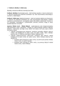 Trafność zbieżna i różnicowa-opracowanie