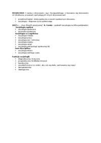 Socjologia-opracowanie