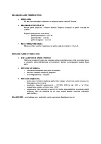 Partie polityczne i systemy partyjne-opracowanie