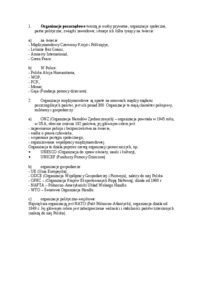 Organizacje pozarządowe