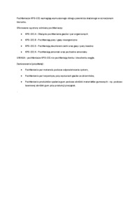 Filtry Endeco - FGGW - omówienie