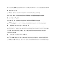 Równania różniczkowe liniowe rzędu drugiego - omówienie