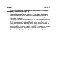 Ochrona konkurencji - wykład 11