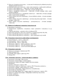 analogowe układy elektroniczne - pytania na egzamin