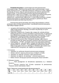 Dozymetria promieniowania gamma - omówienie