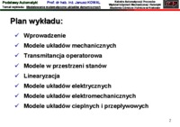 podstawy automatyki wykład