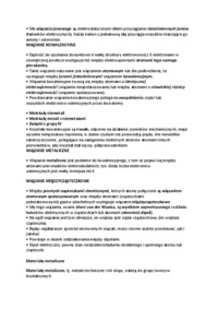 Przegląd głównych grup materiałów inżynierskich  - omówienie