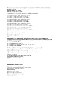  Podstawowa konfiguracja sprzętu Cisco  - omówienie