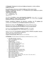 Temat i cel ćwiczenia: Przełączanie 1 - omówienie