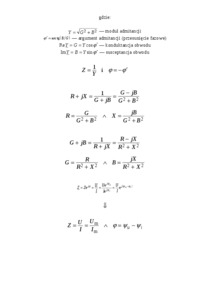 Zależności napięciowo-prądowe w dziedzinach czasowej i częstotliwościowej - omówienie