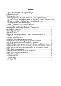 rozwój pożaru w wyrobiskach górniczych - omówienie