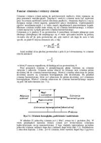 Pomiar ciśnienia i różnicy ciśnień - omówienie