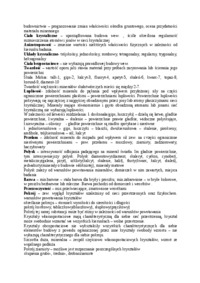 Geologia - opracowanie na egzamin